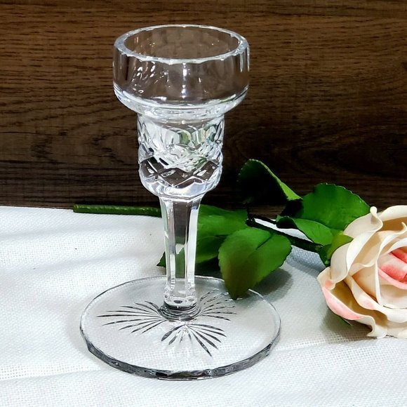 Rogaska Accents Rogaska Cut Lead Crystal Candlestick Candle Holder